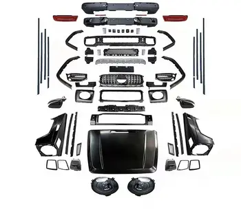 Модифицированный обвес в стиле G class G63 AMG с передними задними фонарями для Mercedes Benz G CLASS W463 Body Kit 2004-2018 12
