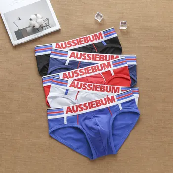 Модные мужские шорты Aussiebum из крутого хлопка в европейском и американском стиле, треугольные брюки, студенческие молодежные шорты 3