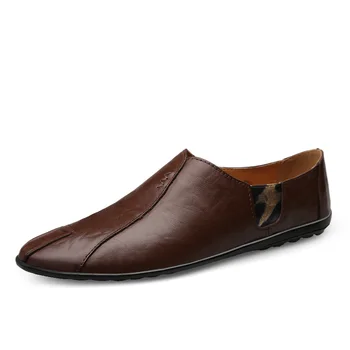 Мужская повседневная обувь Sapato Masculino Модельные туфли большого размера из натуральной кожи Мужские 12
