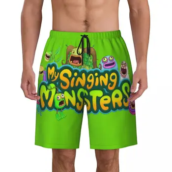 Мужские плавки My Singing Monsters, пляжная одежда, быстросохнущие пляжные шорты для плавания, шорты для плавания 11