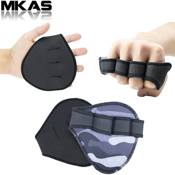 Накладки для гантелей для поднятия ладоней Унисекс, противоскользящие Перчатки для кросс-тренинга в тренажерном зале, для занятий фитнесом, для защиты рук