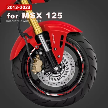 Наклейка На Колесо Мотоцикла Водонепроницаемая Наклейка На Обод MSX125 Grom 2021 для Honda MSX 125 Аксессуары Monkey 125 2013-2023 2019 2020 2022 12