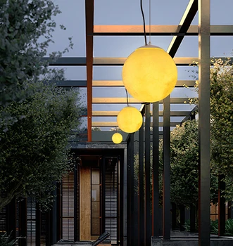 Наружная лунная лампа, декоративные светильники во внутреннем дворе, наружное освещение балкона, водонепроницаемые светодиодные ландшафтные светильники 6