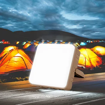 Наружный светодиодный фонарь для палатки Мощный прожектор USB-зарядка прожектор Аварийный источник питания Портативный походный фонарь для рыбалки 3
