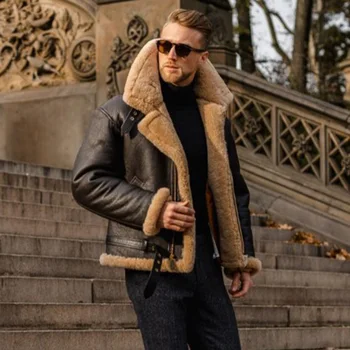 Новая мужская осенне-зимняя меховая куртка, мужские непромокаемые топы, легкие ветрозащитные теплые топы, утепленная куртка на подкладке большего размера 18
