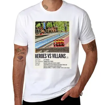 Новая футболка survivor heroes vs villains забавная футболка корейская модная великолепная футболка мужские высокие футболки 12