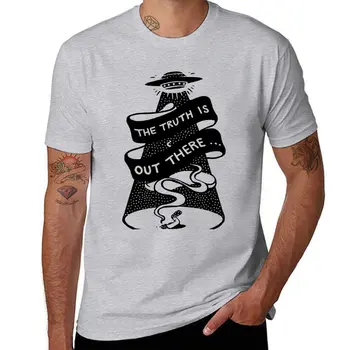 Новая футболка The Truth Is Out There, футболка оверсайз, футболки для тяжеловесов, мужские футболки 15