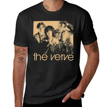 Новая футболка The Verve, футболка оверсайз, рубашка с животным принтом для мальчиков, милые топы, футболки для мужчин, хлопок