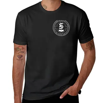 Новая футболка с гербом Школы-интерната Сальваторе, милые топы, Эстетическая одежда, футболки для мальчиков, футболки в тяжелом весе для мужчин