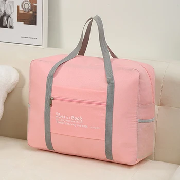 Новые дорожные сумки из ткани Оксфорд, многофункциональная сумка для хранения большой емкости, женская сумка, Складная Удобная Дорожная сумка 18