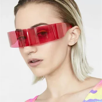 Новые модные Спортивные солнцезащитные очки в стиле панк, женские дизайнерские солнцезащитные очки с полной площадью, мужские солнцезащитные очки роскошного бренда UV400, красочные зеркальные очки