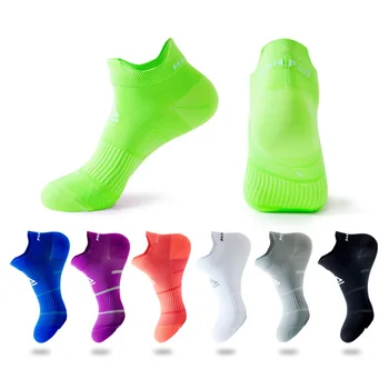 Новые мужские Женские спортивные носки для бега, носки для велоспорта, Тонкие дышащие быстросохнущие компрессионные носки для фитнеса с коротким вырезом. 7