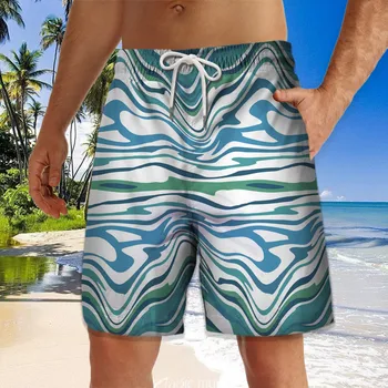 Новые мужские шорты для плавания в стиле ретро seal lion быстросохнущие плотные пляжные шорты 14