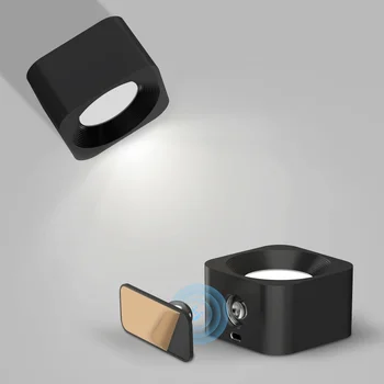 Новый USB-настенный светильник для зарядки с магнитным отсосом, Прикроватная Книжная лампа для зарядки в помещении, Портативная сенсорная лампа 2