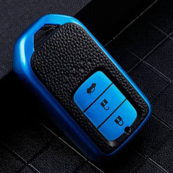 Новый Полный Чехол из Тпу для Дистанционного Ключа Honda Civic City Vezel Accord HR-V Crv Police Jazz Jade Crider Odyssey Key Protector 10