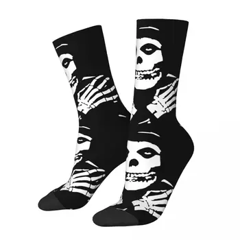 Носки Misfit Skeleton Merch Crew, уютные спортивные чулки Horror, Удобные для замечательных подарков для мужчин 11