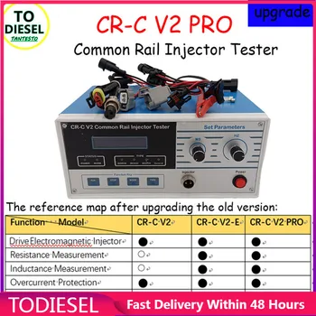 Обновленный многофункциональный тестер форсунок системы впрыска топлива CR-C Common Rail для BOSCH, Пьезоинжекторный тестер, электромагнитный драйвер форсунок 2