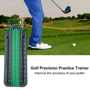 Оборудование для тренировки гольфа, инструмент для тренировки гольфа, портативный тренажер для точного определения дистанции, учебное пособие для любителей гольфа 10
