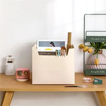 Организуйте шкафы для хранения, организованный многофункциональный ящик для хранения, аккуратный прочный настольный органайзер для книг, актуальный ящик для хранения на рабочем столе 18
