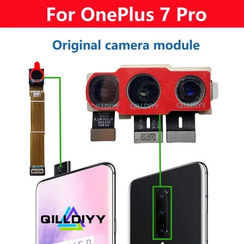 Оригинальный модуль основной камеры заднего вида для Oneplus 7 Pro 7pro Замена гибкого кабеля камеры для селфи с обратной стороны и ремонт