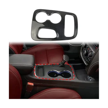 Отделка панели переключения передач центрального управления для Dodge Durango 2018 2019 2020 Аксессуары ABS Из углеродного волокна 20