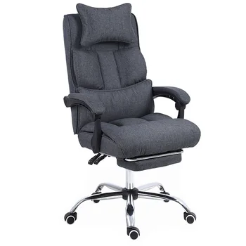 Офисное кресло с искусственной тканью, Удобная мебель для сидения, Сегментированный Научный дизайн, Подлокотник с рычажным типом крепления, Эргономичное сиденье 5