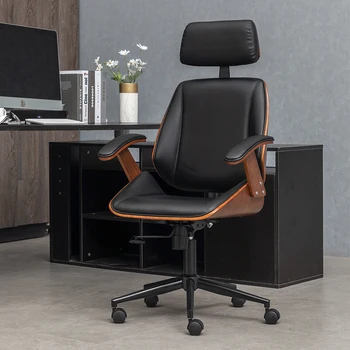 Офисные стулья Современный подъемник С поворотной спинкой, Удобное кресло для компьютерного босса, Эргономичная мебель для дома Silla 5