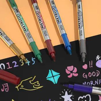 Перманентный маркер Craft Pen Металлическая Водостойкая ручка для рисования DIY Клей из смолы Инструмент для рисования штрихов Маркер Раскраска Цветная ручка 18