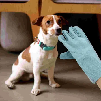 Перчатки, защищающие от укусов, для игры с домашними животными, Защитные принадлежности для кормления кошек, Работа 18