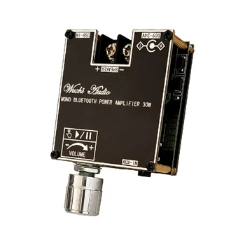 Плата аудиоусилителя ZK-301B Mono 30 Вт BT5.3 Поддерживает Парную коробку и формат MP3WMA WAV FLAC APE с потерями Прямая доставка 19