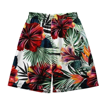 Пляжные шорты Мужская и женская одежда повседневные шорты с цифровой 3D печатью Модный тренд парные брюки 17 13