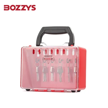 Портативная многофункциональная коробка с групповым замком BOZZYS с прозрачной крышкой Поддерживает визуальное управление 6