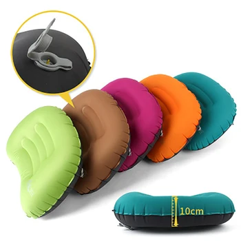 Портативная надувная подушка для сна на открытом воздухе, Сверхлегкая походная подушка для сна, Складная воздушная подушка Для кемпинга 10