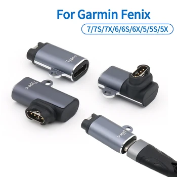 Портативный адаптер зарядного устройства с отверстием для шнура Type-C/ 8 Pin/Micro USB Конвертер зарядных устройств Поддерживает передачу данных для Garmin Venu 2 9