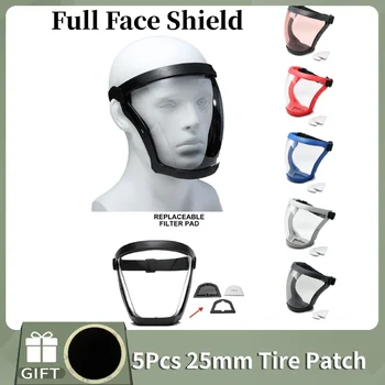 Прозрачная защитная маска для всего лица, защитная маска для кухонных инструментов, защита от брызг масла, Ветрозащитные очки для езды на велосипеде, маска 2