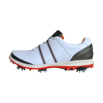 Профессиональная мужская обувь для гольфа с противоскользящими шипами, мужские кожаные водонепроницаемые спортивные кроссовки, мужская дизайнерская обувь для ходьбы 20