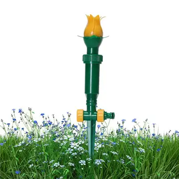 Разбрызгиватель воды для газона Автоматический полив в форме тюльпана, Спринклерная головка для травы, система орошения растений, Садовые принадлежности для 17
