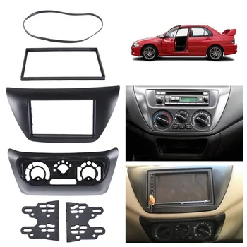 Рамка панели управления автомобильным кондиционером на 2 Din + Комплект автомобильных радиоприемников Аксессуары для Mitsubishi Lancer IX 2006 8