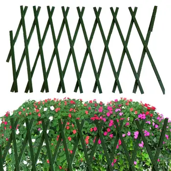 Расширяемые садовые решетки Регулируемый Выдвижной забор Искусственные листья Садовые решетки Для вьющихся растений Для домашнего сада 14