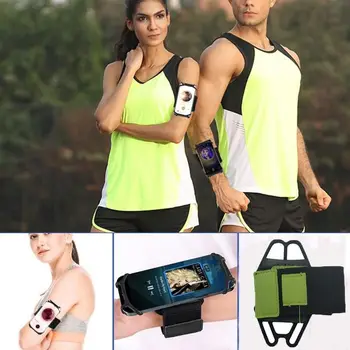 Регулируемая повязка на руку для телефона, мягкий держатель для телефона для бега, комфортная сумка для бега на открытом воздухе 4
