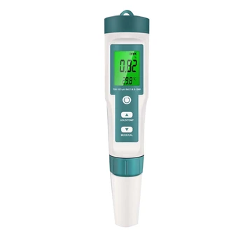 Ручка-тестер качества воды 7 в 1, Измеритель PH / TDS / EC / солености / ORP /S.G / температуры, Инструмент для измерения качества воды 10