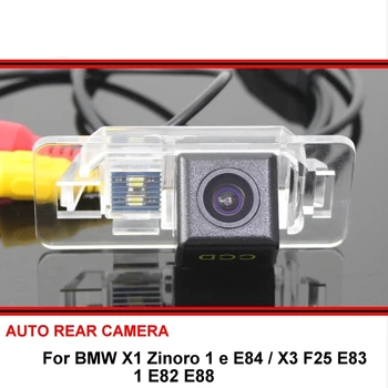 Рыбий Глаз Для BMW 1 E82 E88 X1 Zinoro 1 e E84 X3 F25 E83 HD CCD Ночного Видения Автомобиля Заднего Вида Парковочная Камера Заднего Вида 16
