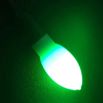 Светодиодный поплавковый задний фонарь с 3D гравитационным датчиком 2шт светодиодных поплавковых фонарей для ночной рыбалки Сверхлегкая Регулируемая чувствительность для ночной рыбалки 5