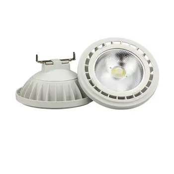 Светодиодный прожектор мощностью 12 Вт с регулируемой яркостью G53 AR111 Лампа QR111 Лампа домашнего освещения AC110V 220V 240V DC12V 9