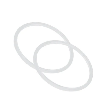 Силиконовая прокладка, уплотнительное кольцо для скороварки, внутренний диаметр 22 см, 4 штуки, прозрачное 2