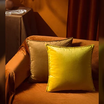 Скандинавские подушки Kawaii, Обнимающие диван, Винтажный Бархат, Наполнитель для гостиной, Чехол для подушки, Эстетичный офис Kawaii Cojines Home Decor 7