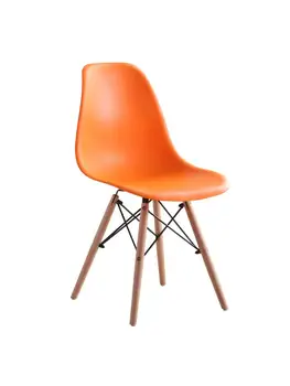 Скандинавский современный минималистичный стул, креативный стул, письменный стул, офисный стул со спинкой, домашний обеденный стул из массива дерева 7