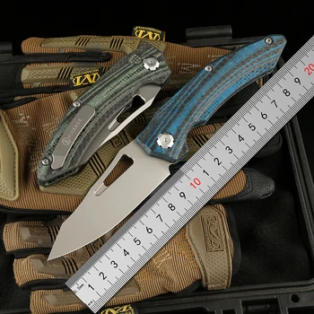 Складной нож Maxace Babylon с ручкой из углеродного волокна, лезвие M390, Инструменты для охоты и кемпинга, Edc, Тактические ножи для выживания, подарок 11