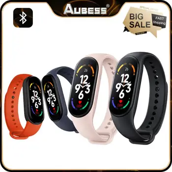 Смарт-часы с мультяшным изображением артериального давления, фитнес-трекер Для мужчин и женщин Для наручных часов Mi Band 7, спортивные часы, Детская мода 11