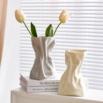 Современная цветочная ваза для сухих цветов, вазы для домашнего декора в скандинавском стиле, для интерьера, Свадебные украшения, Вазы, Цветочные горшки и кашпо для комнатных растений 18